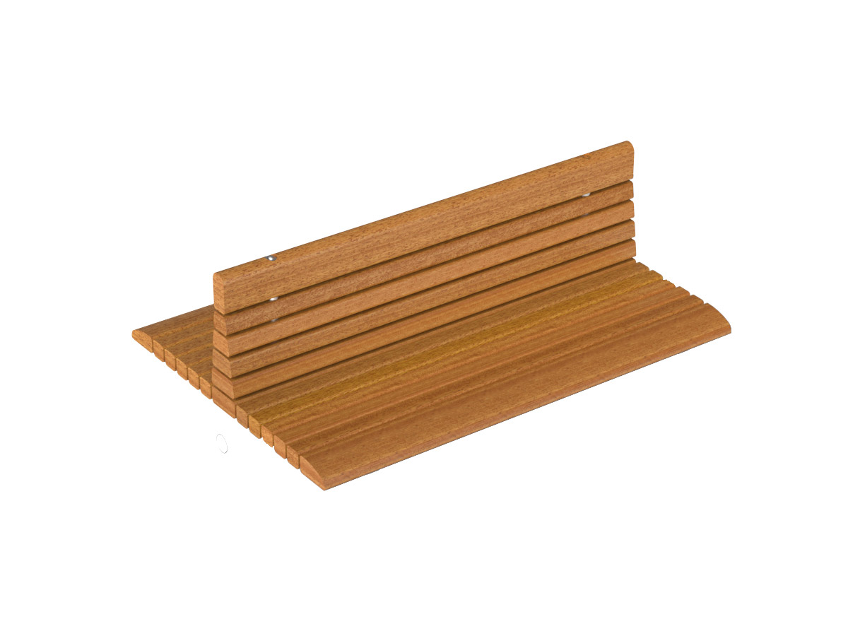 Revestimento Duplo com Encosto em Madeira W2SP para Banco Diamante