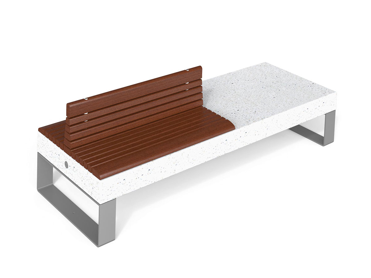 Revestimento Duplo com Encosto em Madeira W2SP para Banco Diamante - Image 2