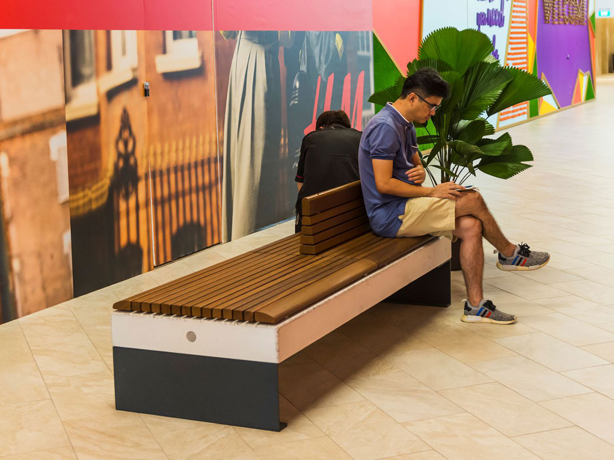 Revestimento Duplo com Encosto em Madeira W2SP para Banco Diamante - Image 3