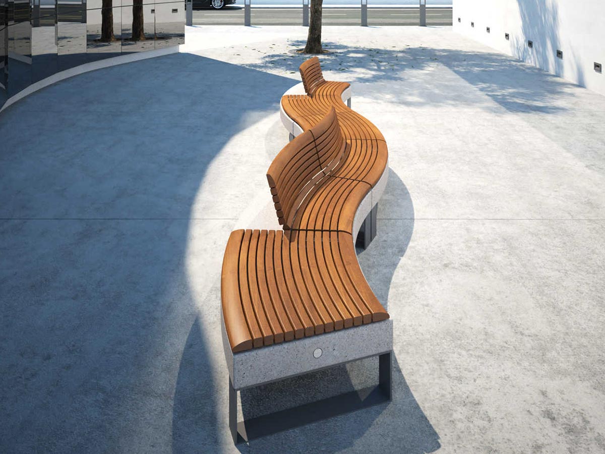 Revestimento Externo 45º com Encosto em Madeira WSSE45 para Banco Diamante - Image 3