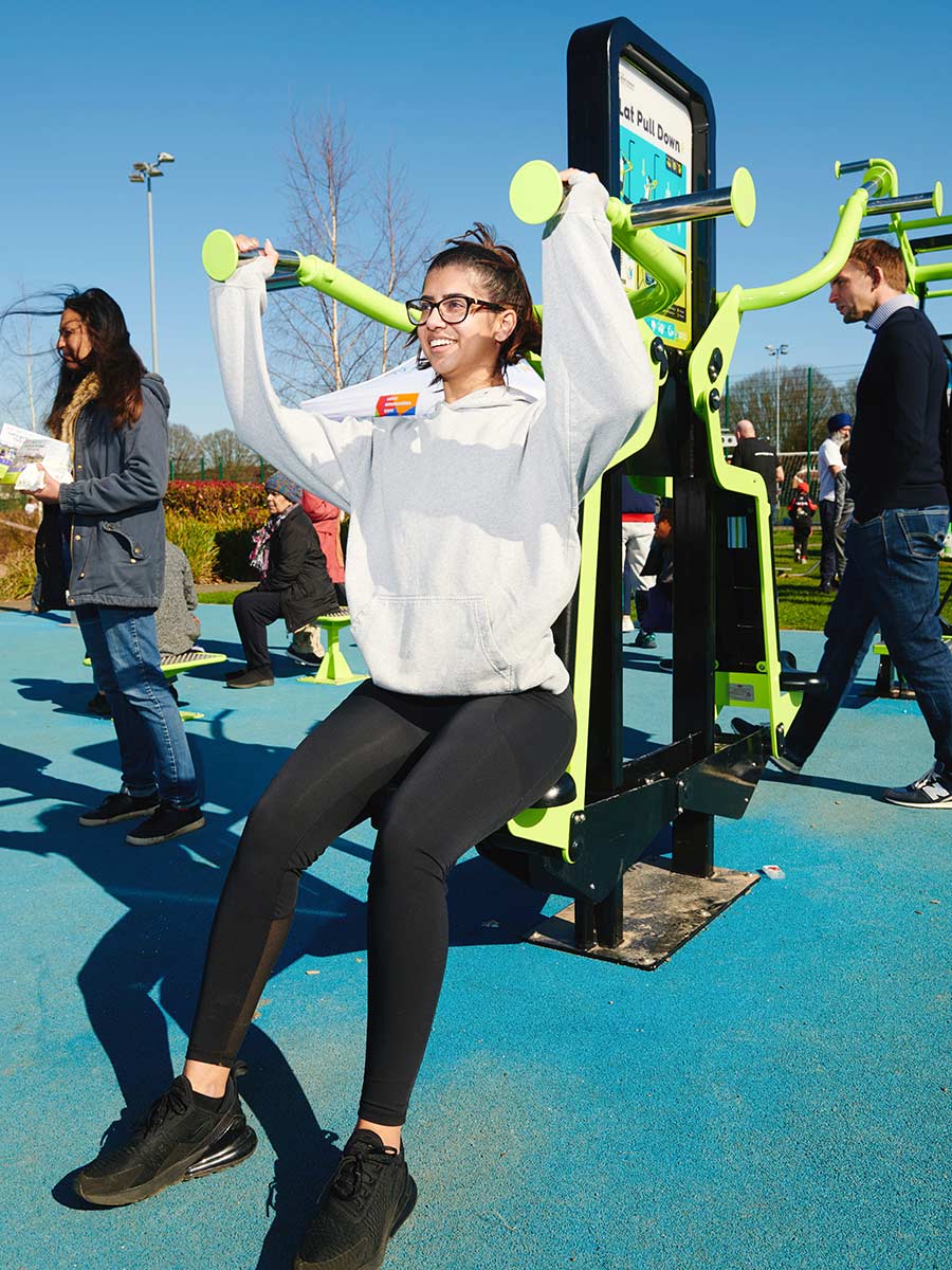 Galvanized Lat Pull Down/Shoulder Press - Image 4