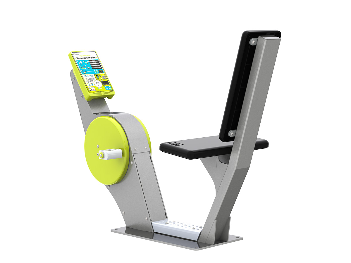 Galvanized Power Smart Recumbent Bike