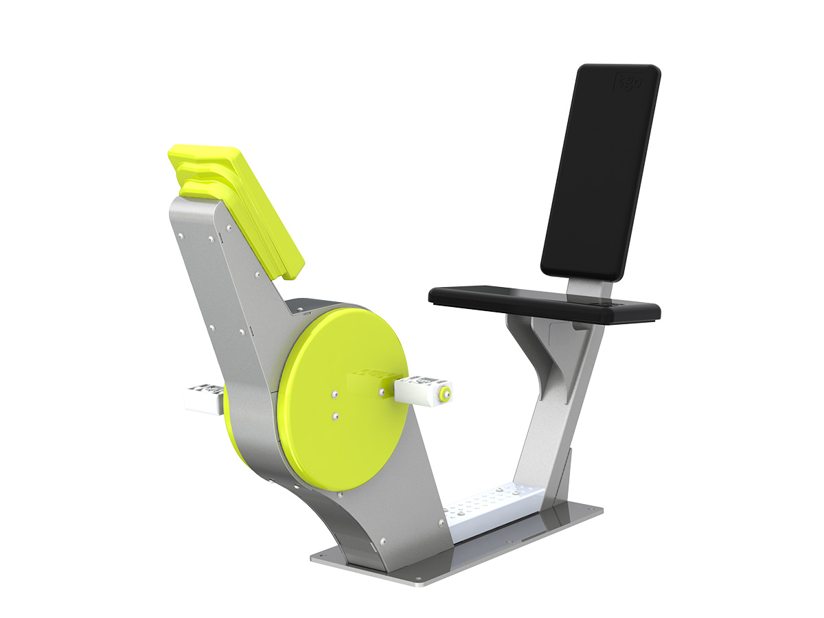 Galvanized Power Smart Recumbent Bike - Image 2
