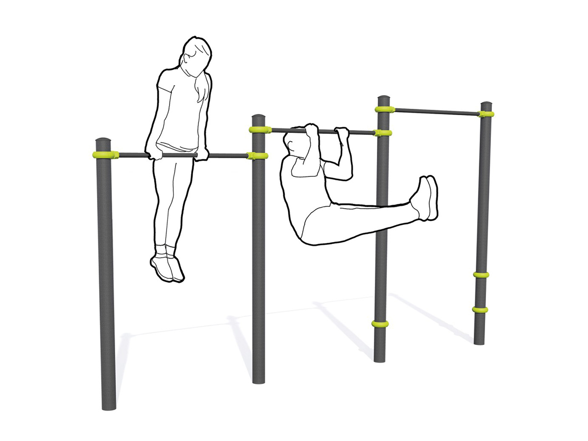 Novo Street Workout 3 Barras