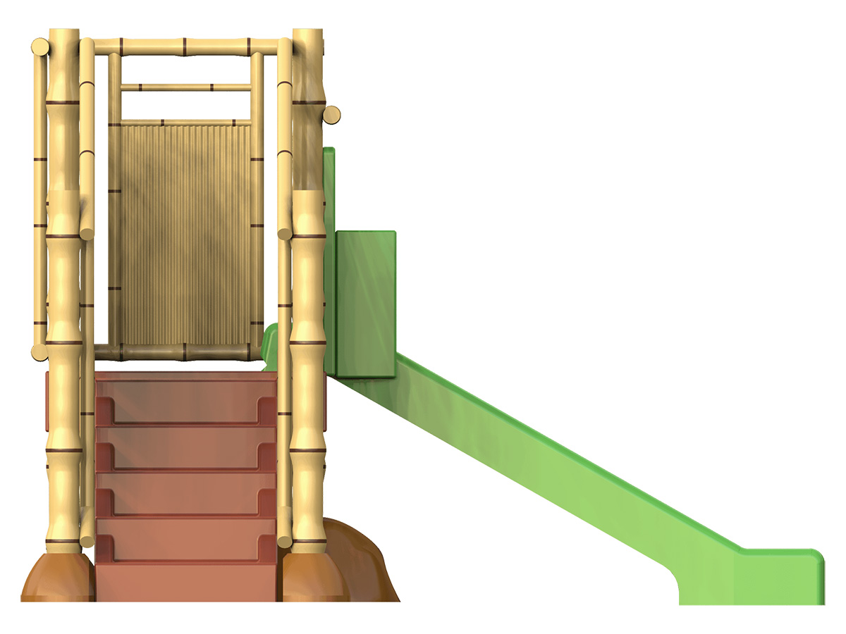 Torre Bambu com Escorrega - Image 3