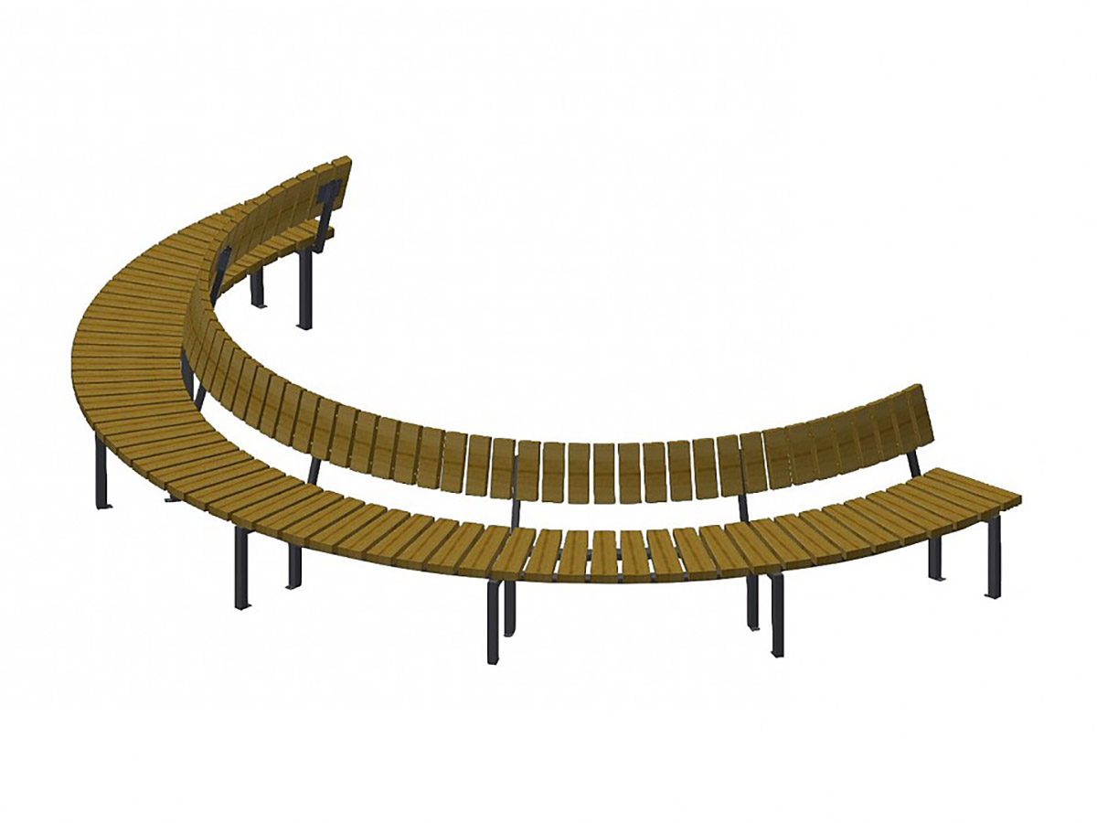 Banco Semicircular Block 99FULi/300